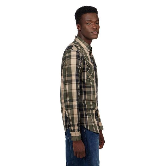 New With Tags Men's Size 2XL Long‎ Sleeve Woven Collared Button Down Shirt - Picture 4 of 17